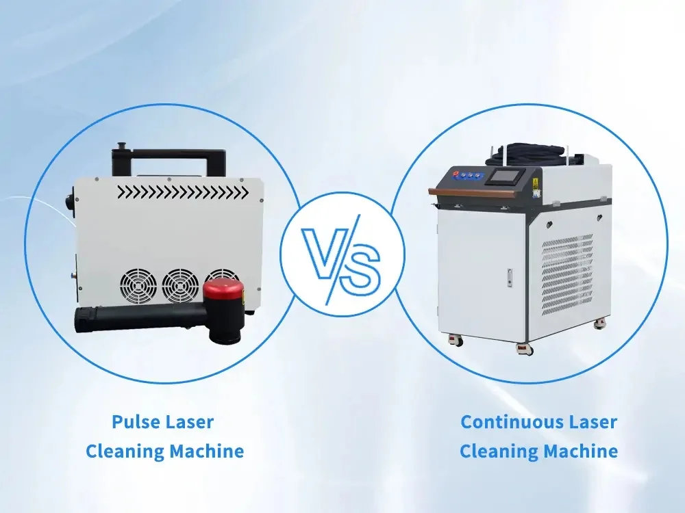 pulse laser cleaning machine vs continuous laser cleaning machine